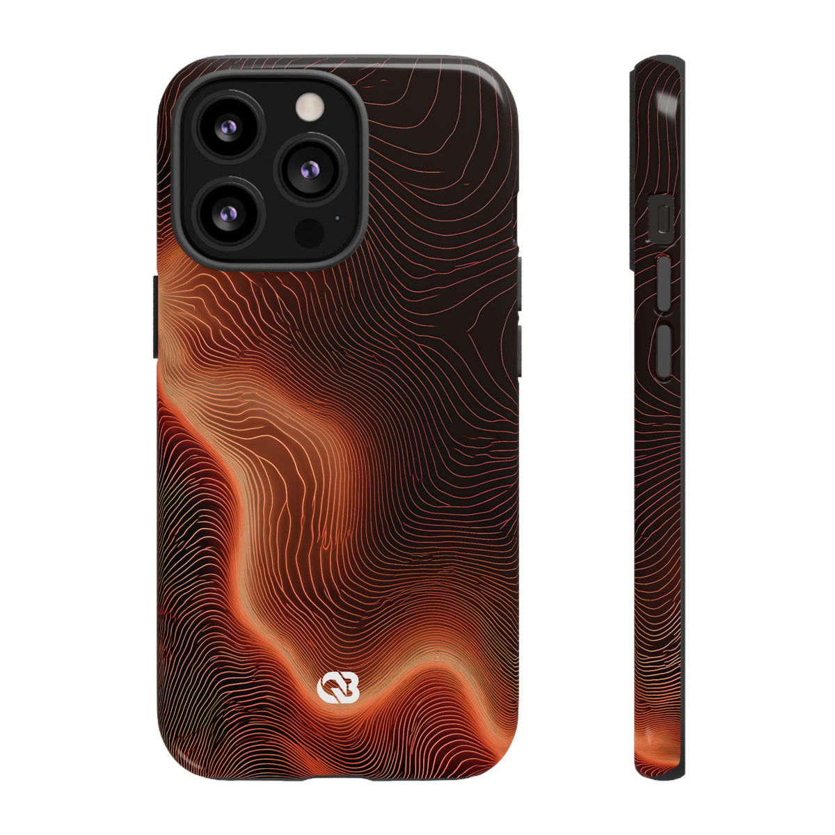 Caldera Ridge · Tough Phone Case for iPhone · Orange