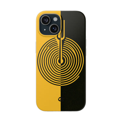 Yellow Lite Phone Case for iPhone - Voltage Sector Pulse