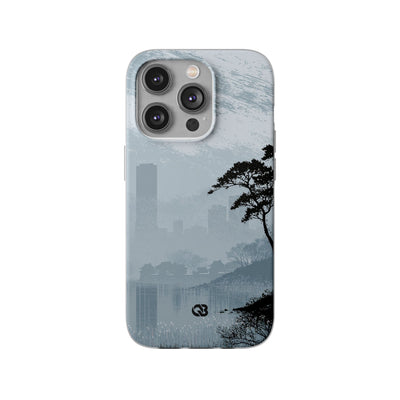 Grey Lite Phone Case for iPhone - Steel Slate Zen