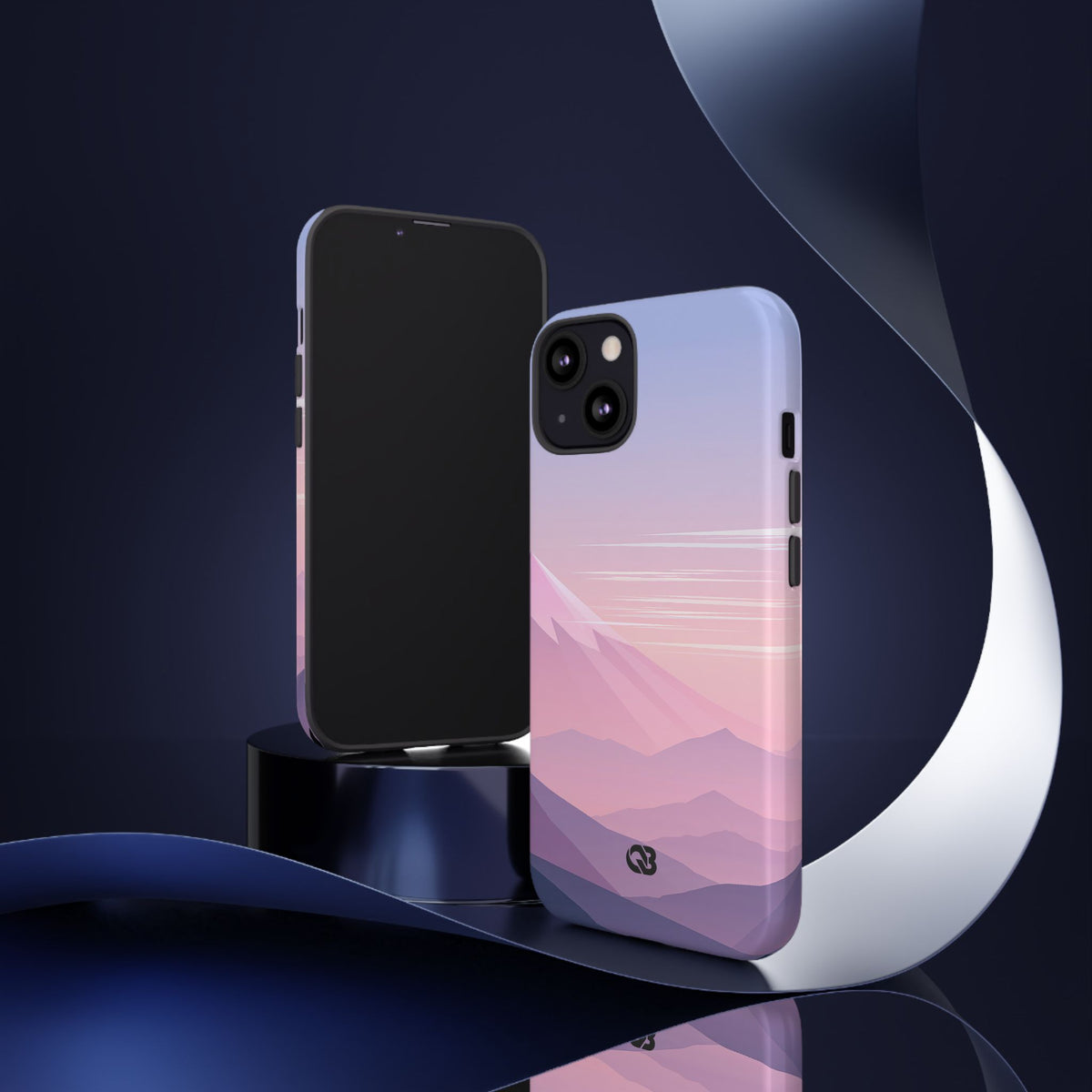 Alpine Twilight · Tough Phone Case for iPhone · Pink
