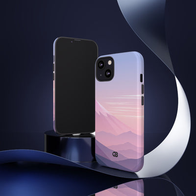 Alpine Twilight · Tough Phone Case for iPhone · Pink