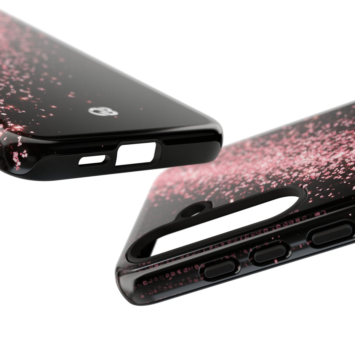 Rose Digital Cascade · Tough Phone Case for Samsung · Pink