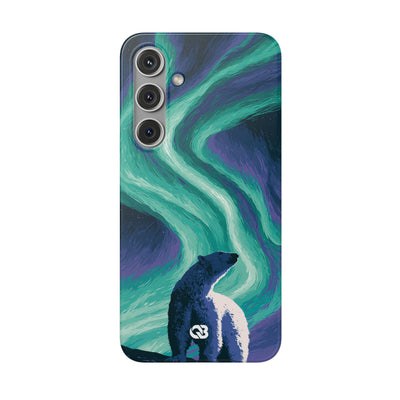 Arctic Aurora Bear · Lite Phone Case for Samsung · Teal