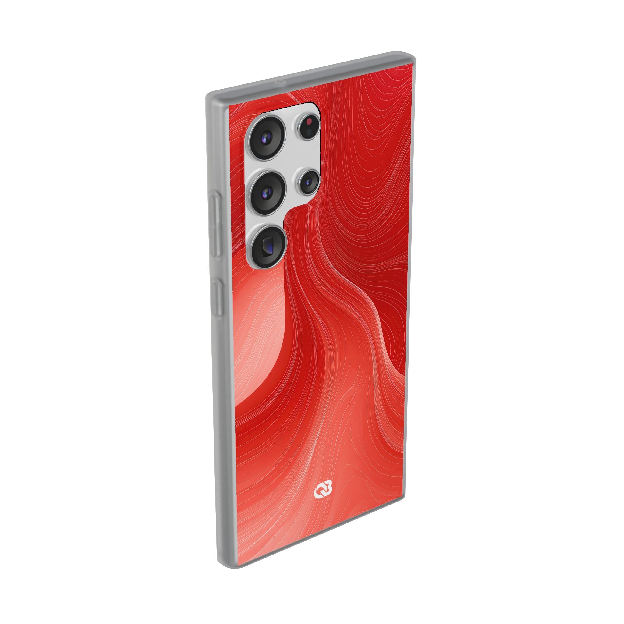 Red Lite Phone Case for Samsung - Crimson Silk Strands