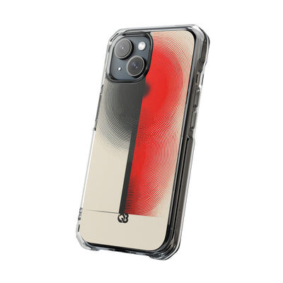 Red Impact MagSafe Phone Case for iPhone - Split Signal Red