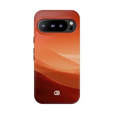 Amber Dune Horizon · Tough Phone Case for Pixel ·  Orange