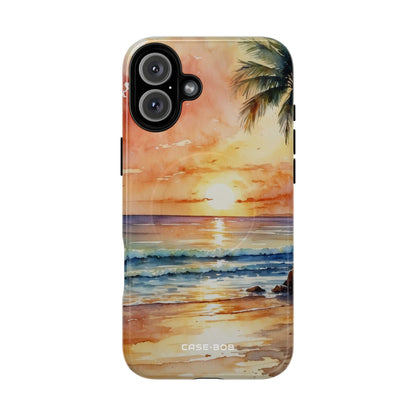 Sunset Palm iPhone 16 Plus Case - Tough+