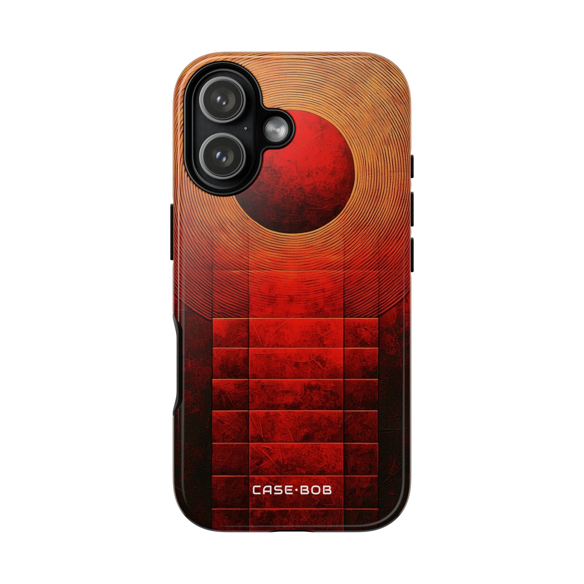 Crimson Orbit iPhone 17 Case - Tough - CASE•BOB