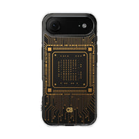 Gold Impact MagSafe Phone Case for iPhone - Cyber Gold Processor