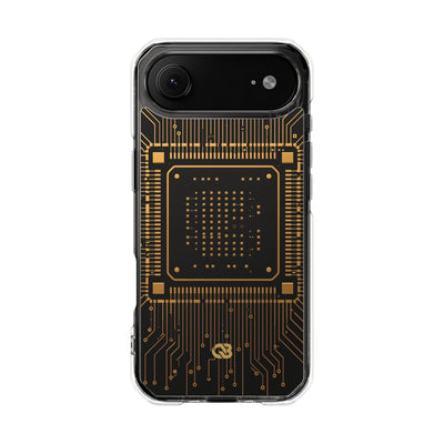 Gold Impact MagSafe Phone Case for iPhone - Cyber Gold Processor