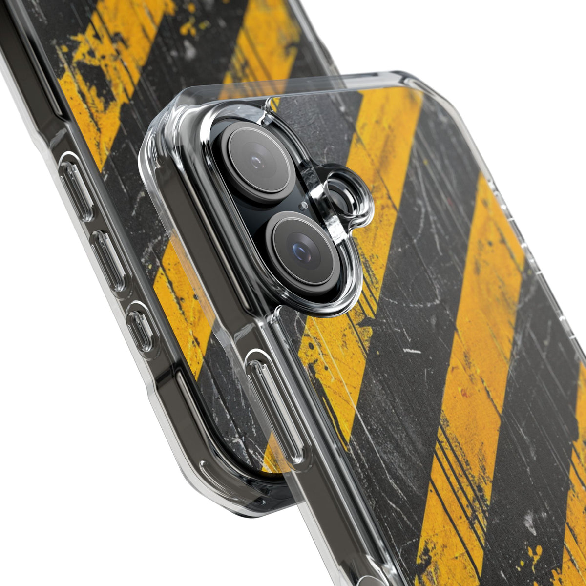 Urban Hazard Decay · Clear Impact Magnetic Phone Case for iPhone · Black