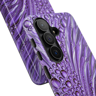 Violet Liquid Gel · Tough Phone Case for Samsung · Purple