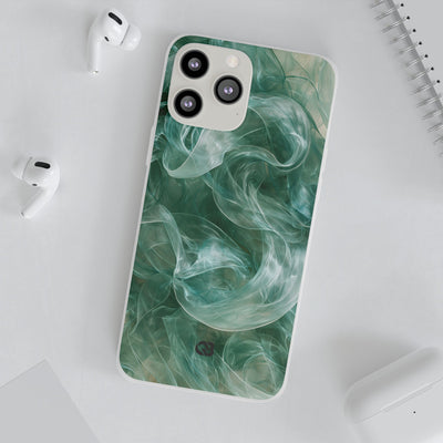 Translucent Aqua Flow · Lite Phone Case for iPhone ·  Teal