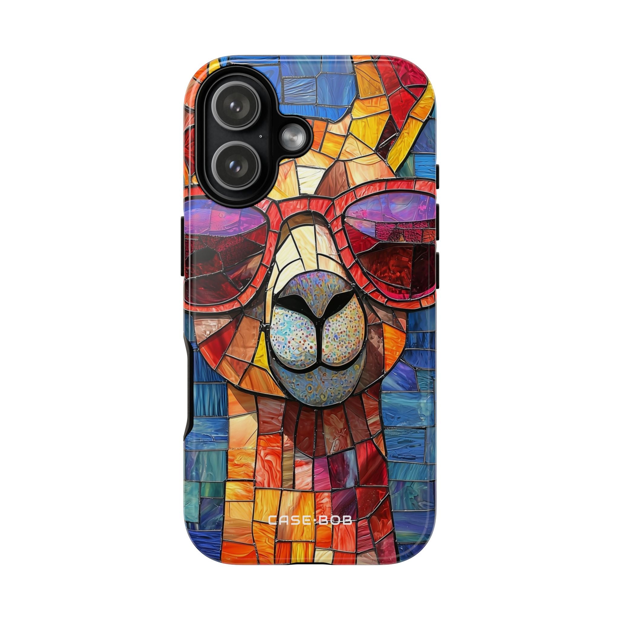 Llama Glow iPhone 17 Case - Tough - CASE•BOB