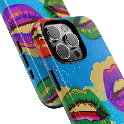 Bunte Lipscape iPhone 16 Pro Max Case - Tough
