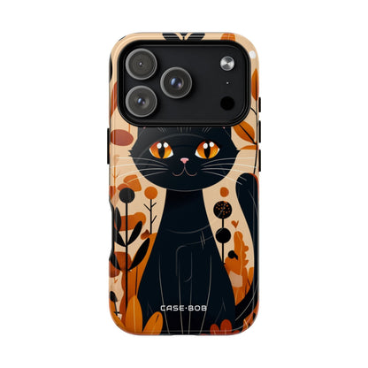 Black Cat Glow iPhone 17 Pro Case - Tough+ - CASE•BOB