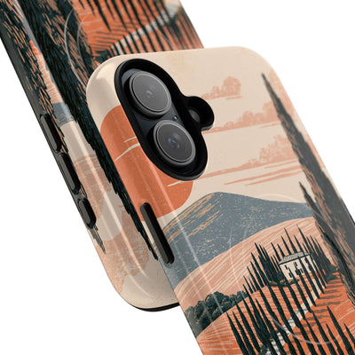 Orange Tough 2.0 Magsafe Phone Case for iPhone - Terracotta Ridge Trail