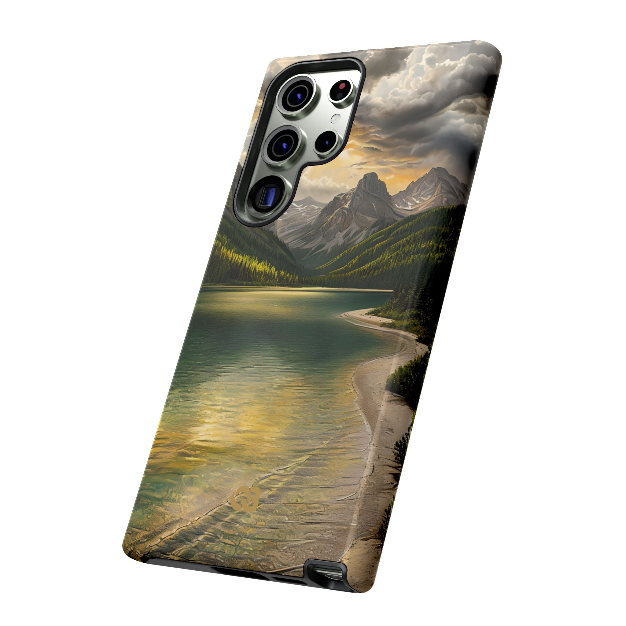 Gilded Mountain Lake · Tough etui na telefon dla Samsung