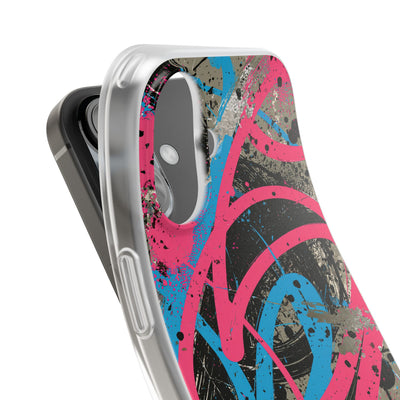 Cyber Splatter Flow · Lite Phone Case for iPhone ·  Pink