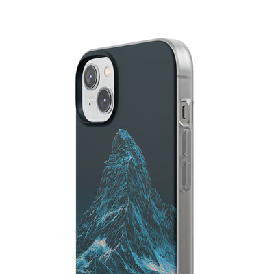 Glacial Alpine Peak · Lite Phone Case for iPhone ·  Blue