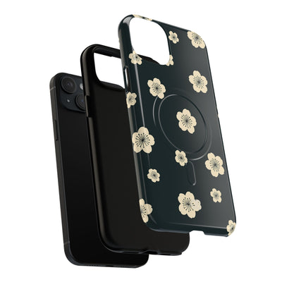 Midnight Sakura Bloom · Tough 2.0 Magnetic Phone Case for iPhone · Black