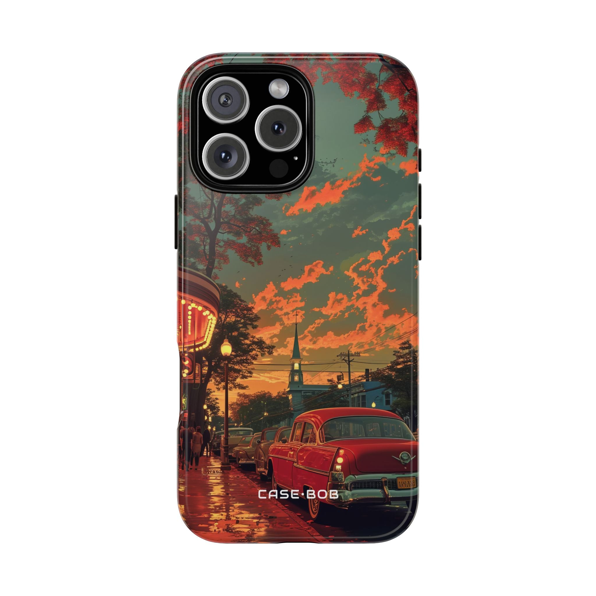 Crimson Classic iPhone 16 Pro Max Cover - Tough