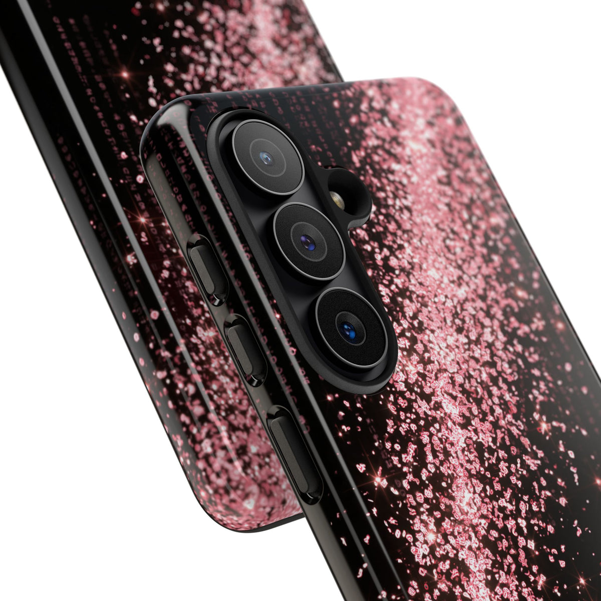 Rose Digital Cascade · Tough Phone Case for Samsung · Pink