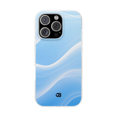 Blue Lite Phone Case for iPhone - Glacial Blue Silk