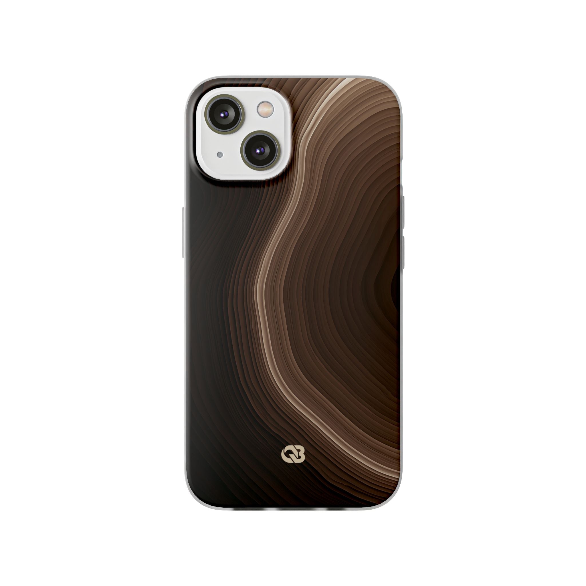 Brown Lite Phone Case for iPhone - Bronzed Canyon Relief