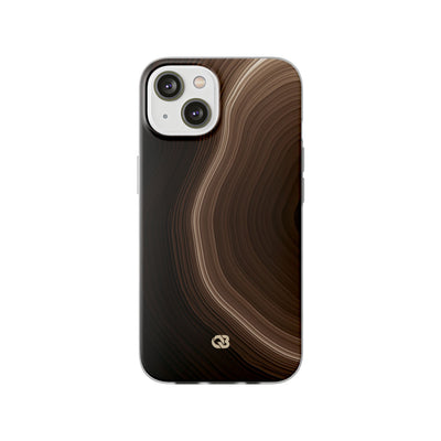 Brown Lite Phone Case for iPhone - Bronzed Canyon Relief