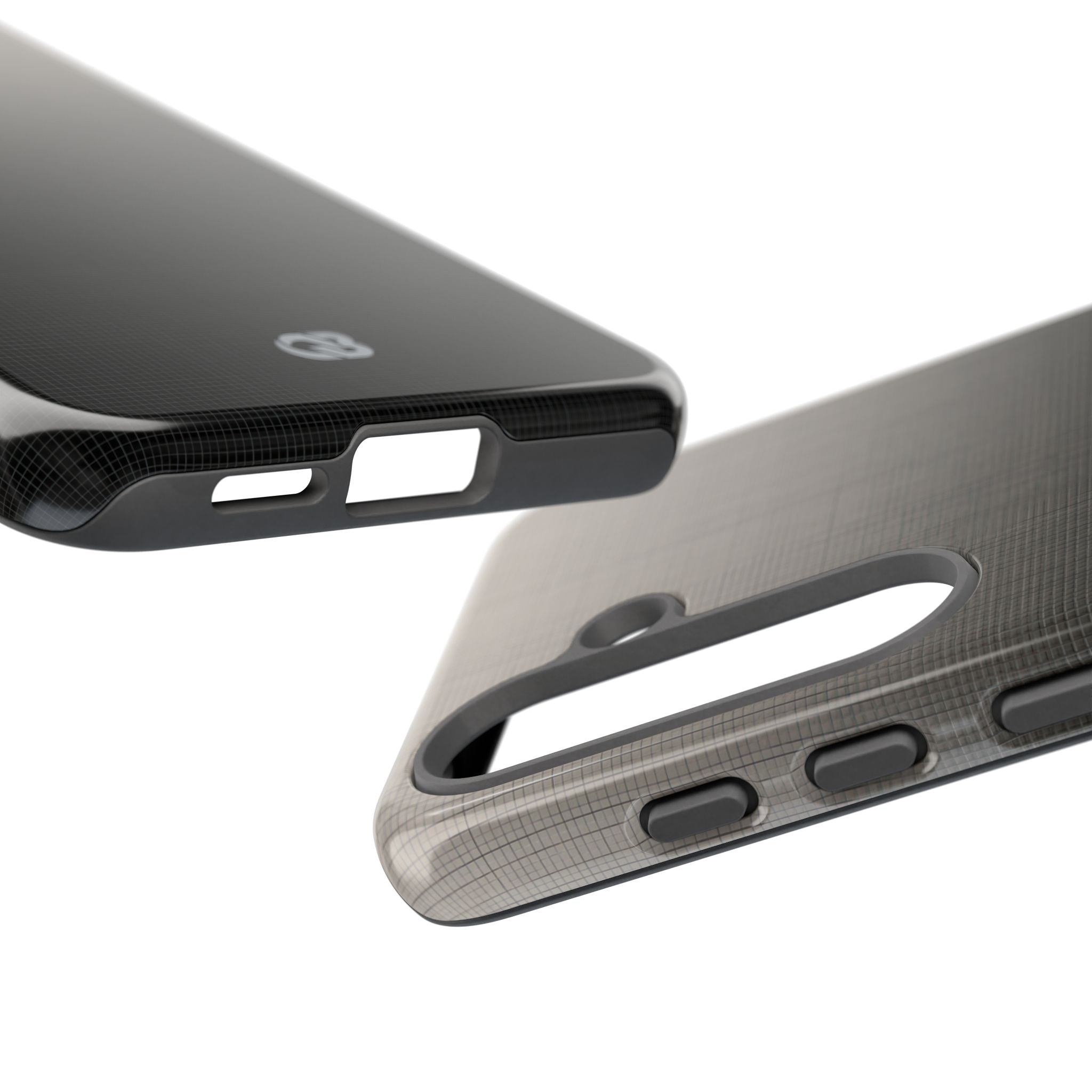 Grey Tough Phone Case for Samsung - Faded Sand Mesh