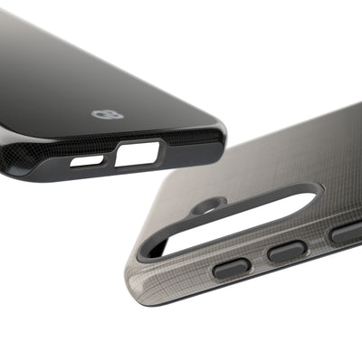 Grey Tough Phone Case for Samsung - Faded Sand Mesh