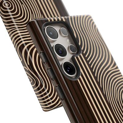 Brown Tough Phone Case for Samsung - Espresso Sand Ridge