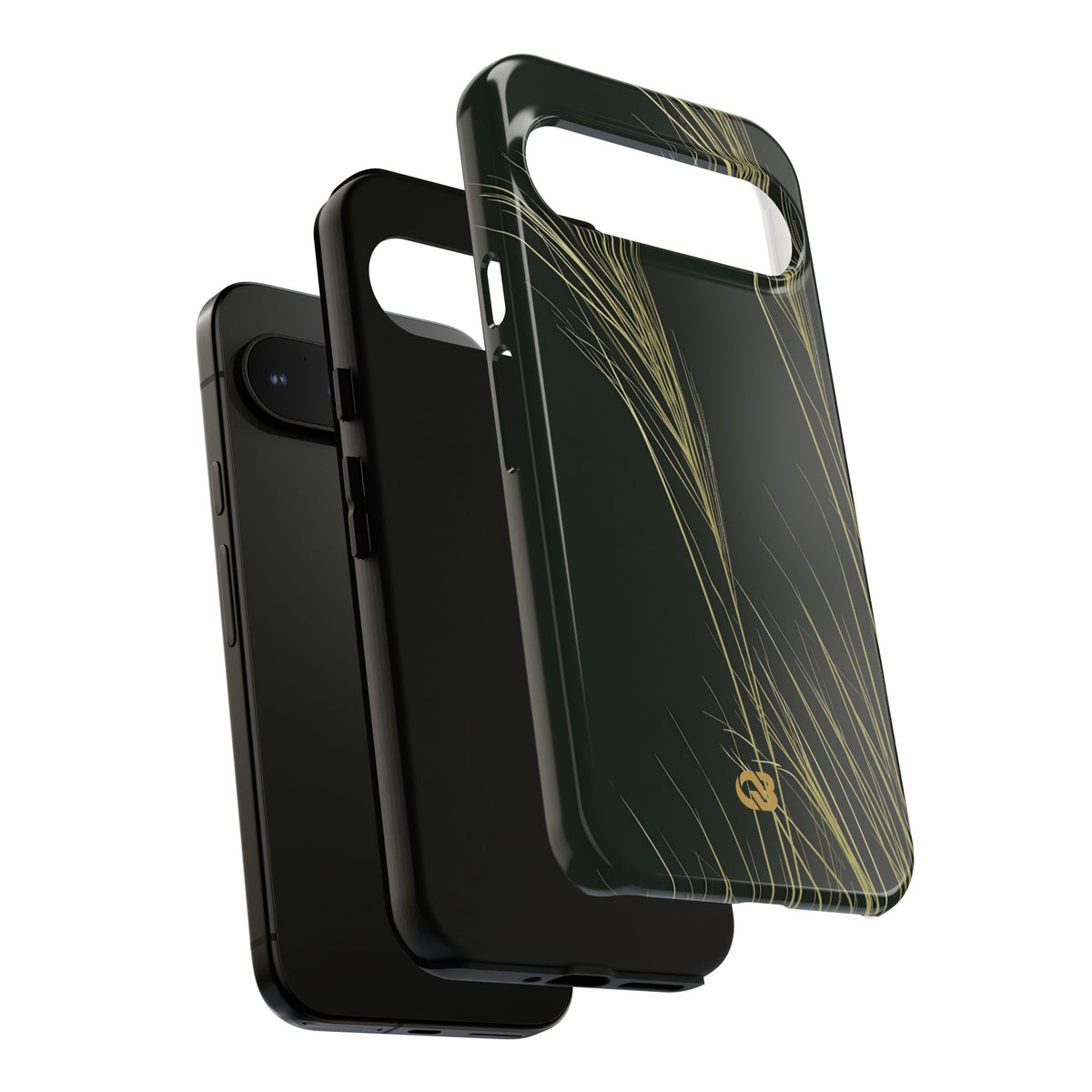 Golden Whispering Reeds · Tough Phone Case for Pixel ·  Green