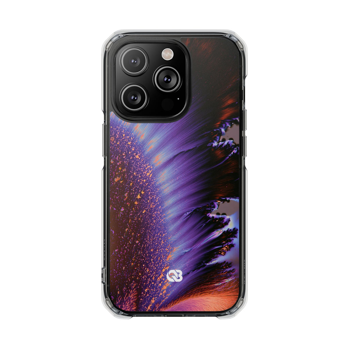 Ethereal Corona · Clear Impact Magnetic Phone Case for iPhone · Purple