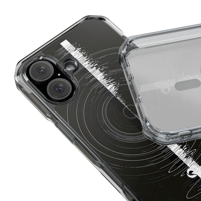 Black Impact MagSafe Phone Case for iPhone - Obsidian Orbital Signal