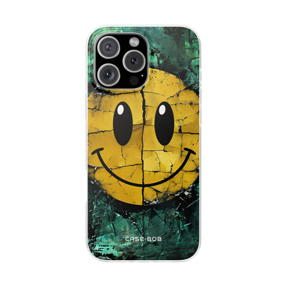 Zerbrochener Smiley iPhone 16 Pro Max Case - Soft