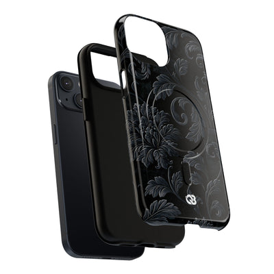Obsidian Damask · Tough 2.0 Magnetic Phone Case for iPhone · Black