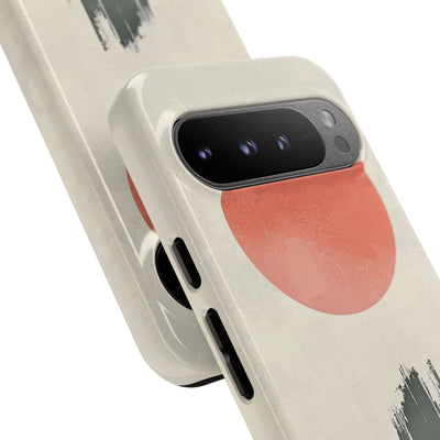 Crimson Sun Strokes · Tough Etui na telefon dla Google Pixel