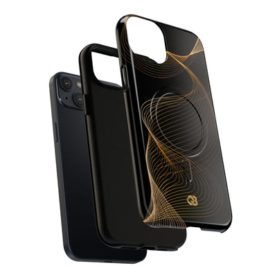 Gold Tough 2.0 Magsafe Phone Case for iPhone - Burnished Bronze Helix