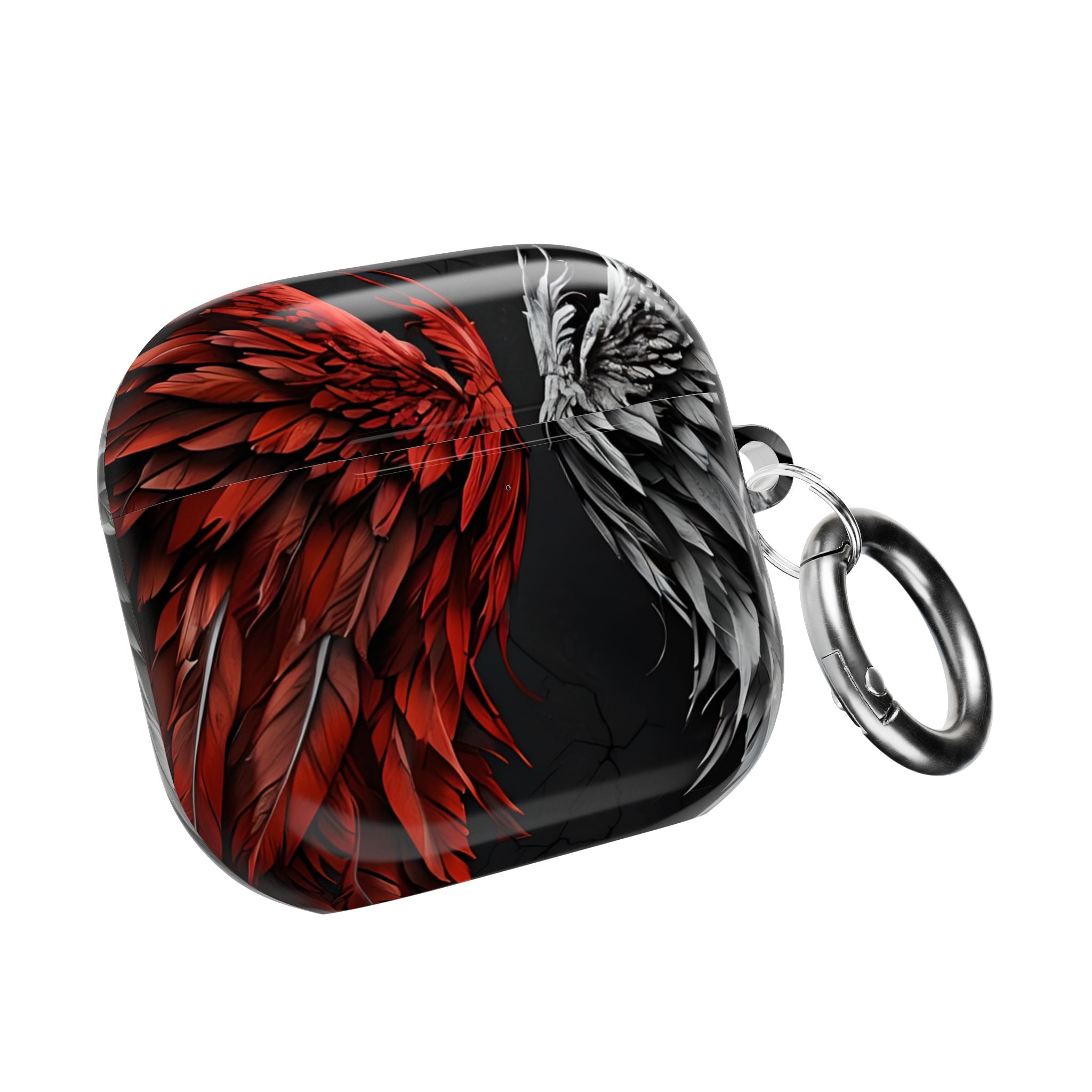 Crimson Silver Wings - AirPods Case