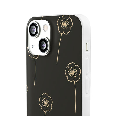 Nocturne Bloom Contours · Lite Phone Case for iPhone ·  Black