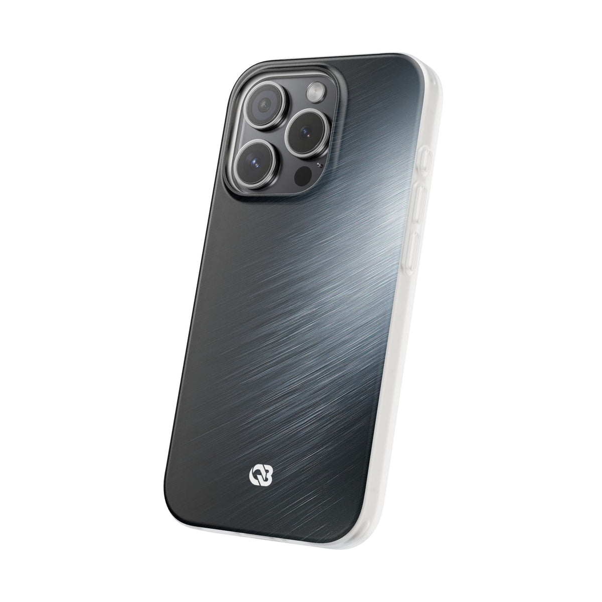 Brushed Obsidian Steel · Lite Phone Case for iPhone ·  Grey