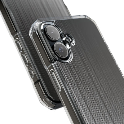 Grey Impact MagSafe Phone Case for iPhone - Static Vertical Dither