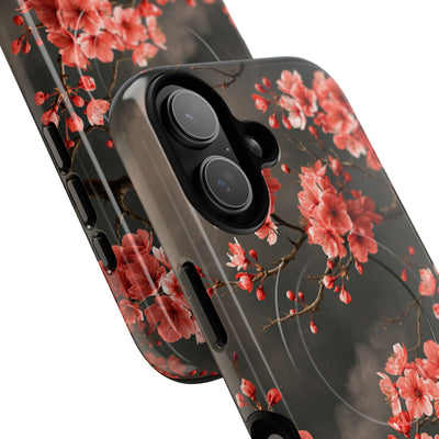 Dark Sakura Nocturne · Tough 2.0 Magnetic Phone Case for iPhone · Black