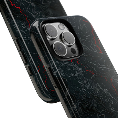 Crimson Rift · Tough Phone Case for iPhone · Black
