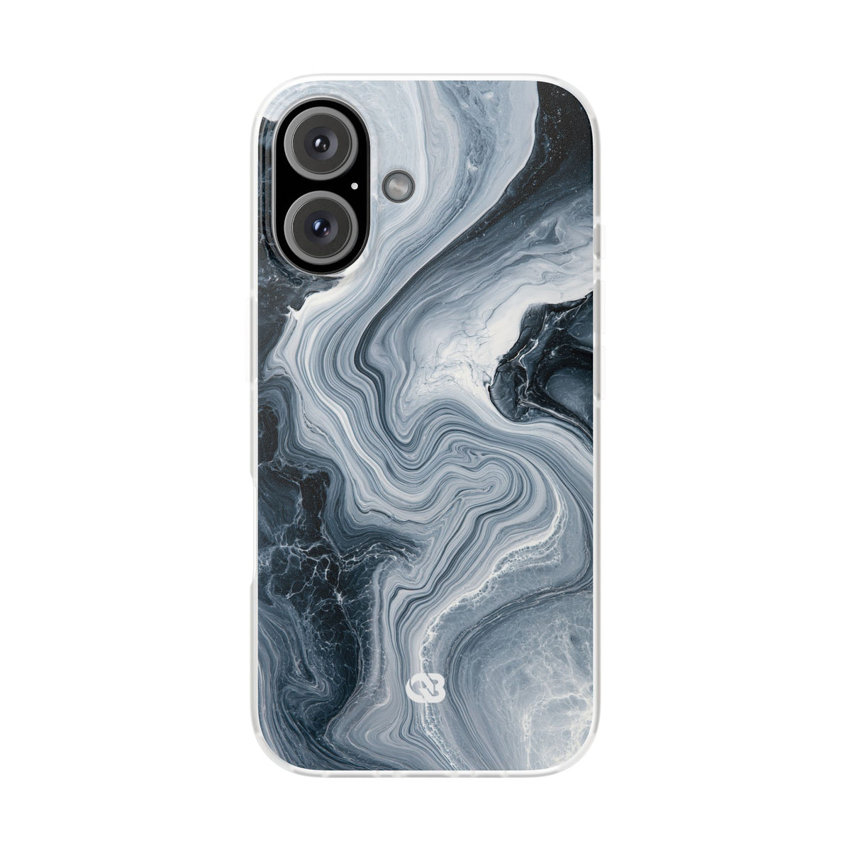Suminagashi Ink Flow · Lite Phone Case for iPhone ·  Grey
