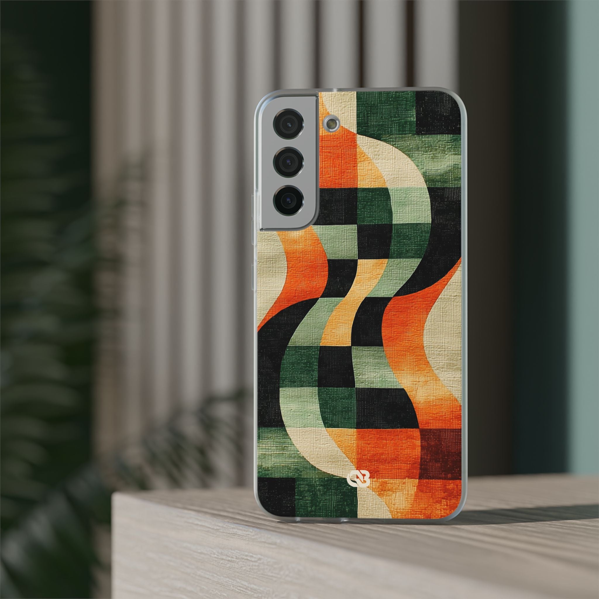 Burnt Orange Curve · Soft Handyhülle für Samsung