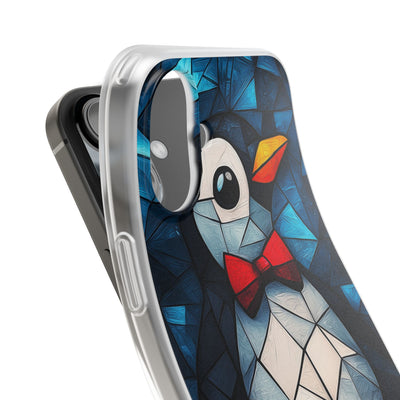 Mosaic Bowtie Penguin · Soft Phone Case for iPhone