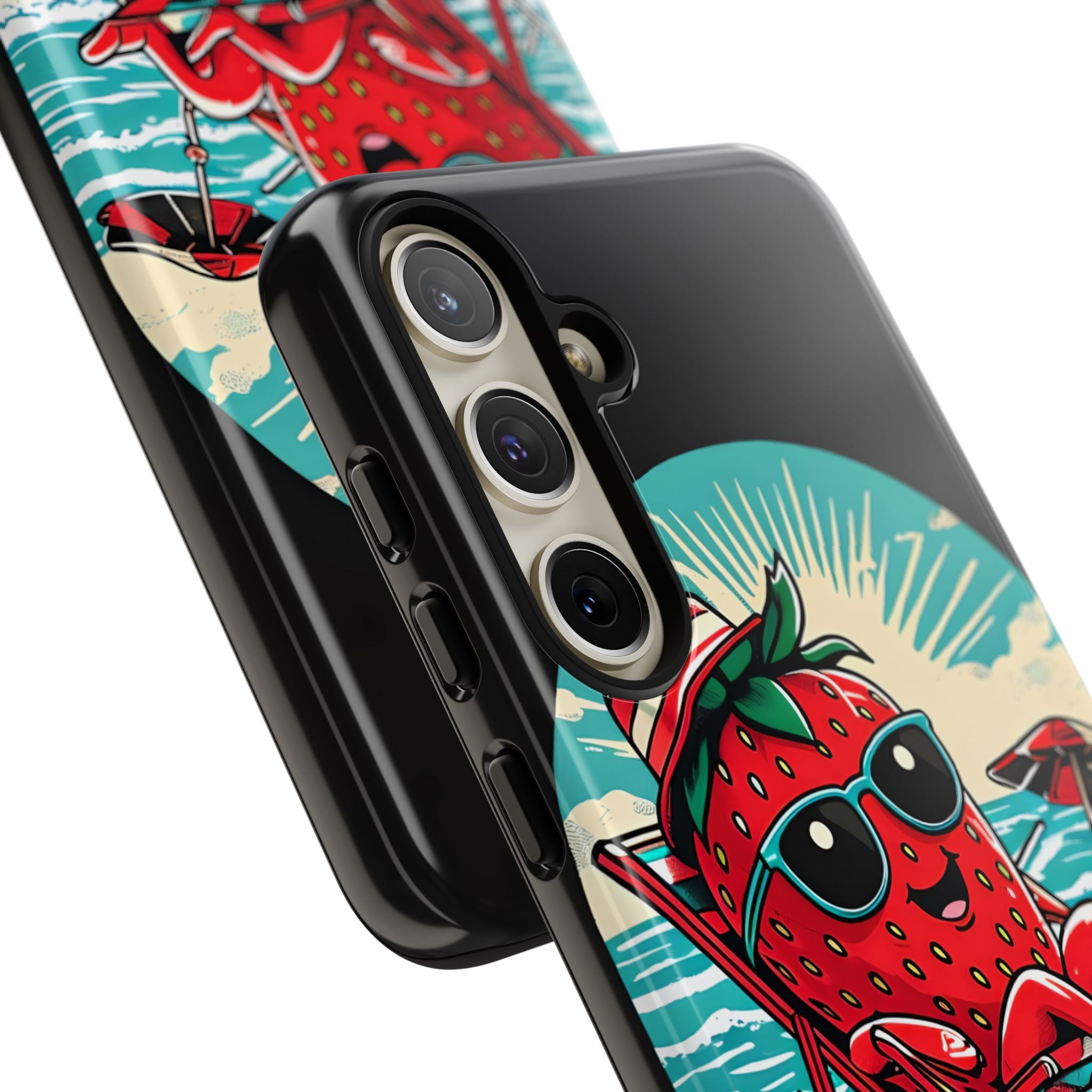 Retro Coastal Berry · Tough Mobilskal för Samsung